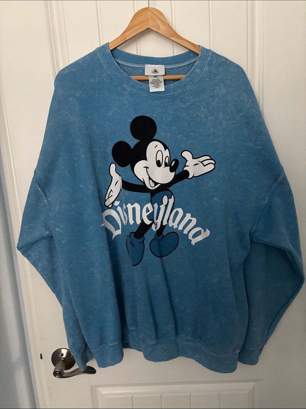Disney Blue Mickey Disneyland Crewneck Sweatshirt